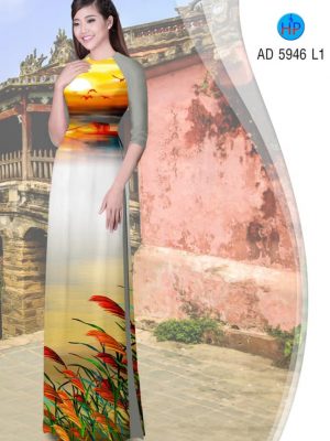 Vải áo dài Hoàng hôn kiểu mới AD 5946 30 1566817473 307 Vai ao dai Hoang hon kieu moi AD 5946