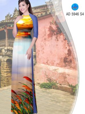 Vải áo dài Hoàng hôn kiểu mới AD 5946 22 1566817473 402 Vai ao dai Hoang hon kieu moi AD 5946