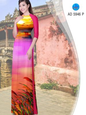 Vải áo dài Hoàng hôn kiểu mới AD 5946 29 1566817473 965 Vai ao dai Hoang hon kieu moi AD 5946