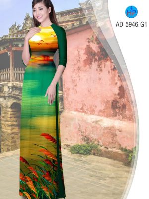 Vải áo dài Hoàng hôn kiểu mới AD 5946 34 1566817474 909 Vai ao dai Hoang hon kieu moi AD 5946