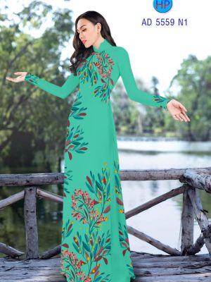 Vải áo dài Hoa in 3D kiểu mới AD 5559 23 1566894855 575 Vai ao dai Hoa in 3D kieu moi AD 5559