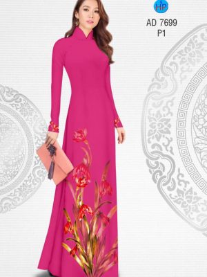 Vải áo dài Hoa in 3D kiểu mới AD 7699 25 1567134030 561 Vai ao dai Hoa in 3D kieu moi AD 7699