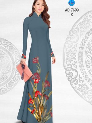 Vải áo dài Hoa in 3D kiểu mới AD 7699 21 1567134030 818 Vai ao dai Hoa in 3D kieu moi AD 7699