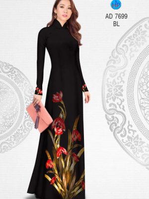 Vải áo dài Hoa in 3D kiểu mới AD 7699 33 1567134031 256 Vai ao dai Hoa in 3D kieu moi AD 7699