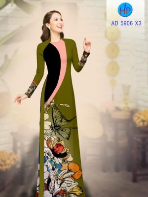 Vải áo dài Hoa và bướm thiết kế 2019 AD 5906 28 1567233481 203 Vai ao dai Hoa va buom thiet ke 2019 AD