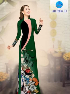 Vải áo dài Hoa và bướm thiết kế 2019 AD 5906 35 1567233481 41 Vai ao dai Hoa va buom thiet ke 2019 AD