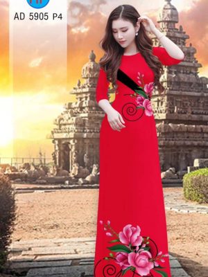 Vải áo dài Hoa in 3D mới ra AD 5905 23 1567503303 254 Vai ao dai Hoa in 3D moi ra AD 5905