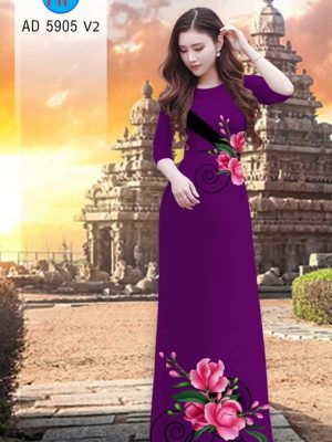 Vải áo dài Hoa in 3D mới ra AD 5905 28 1567503303 568 Vai ao dai Hoa in 3D moi ra AD 5905