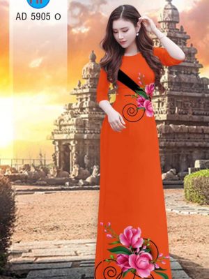Vải áo dài Hoa in 3D mới ra AD 5905 24 1567503303 645 Vai ao dai Hoa in 3D moi ra AD 5905