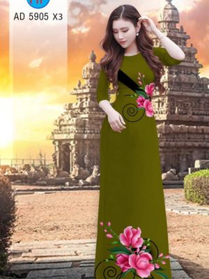 Vải áo dài Hoa in 3D mới ra AD 5905 30 1567503303 738 Vai ao dai Hoa in 3D moi ra AD 5905