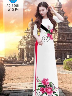 Vải áo dài Hoa in 3D mới ra AD 5905 31 1567503303 779 Vai ao dai Hoa in 3D moi ra AD 5905