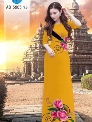 Vải áo dài Hoa in 3D mới ra AD 5905 36 1567503304 384 Vai ao dai Hoa in 3D moi ra AD 5905