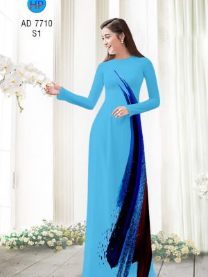 Vải áo dài Vệt màu mới ra AD 7710 24 1567516132 963 Vai ao dai Vet mau moi ra AD 7710