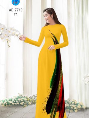 Vải áo dài Vệt màu mới ra AD 7710 33 1567516134 42 Vai ao dai Vet mau moi ra AD 7710