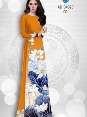 Vải áo dài Sen trắng thanh cao thiết kế 2019 AD B4023 23 1567530013 495 Vai ao dai Sen trang thanh cao thiet ke 2019