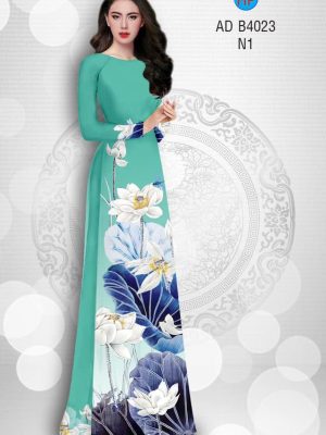 Vải áo dài Sen trắng thanh cao thiết kế 2019 AD B4023 24 1567530014 277 Vai ao dai Sen trang thanh cao thiet ke 2019