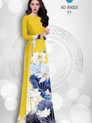 Vải áo dài Sen trắng thanh cao thiết kế 2019 AD B4023 29 1567530014 951 Vai ao dai Sen trang thanh cao thiet ke 2019