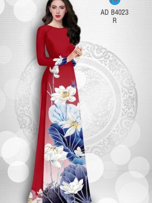 Vải áo dài Sen trắng thanh cao thiết kế 2019 AD B4023 36 1567530015 32 Vai ao dai Sen trang thanh cao thiet ke 2019