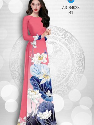 Vải áo dài Sen trắng thanh cao thiết kế 2019 AD B4023 35 1567530015 458 Vai ao dai Sen trang thanh cao thiet ke 2019