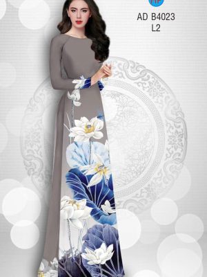 Vải áo dài Sen trắng thanh cao thiết kế 2019 AD B4023 37 1567530015 705 Vai ao dai Sen trang thanh cao thiet ke 2019