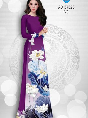 Vải áo dài Sen trắng thanh cao thiết kế 2019 AD B4023 33 1567530015 838 Vai ao dai Sen trang thanh cao thiet ke 2019