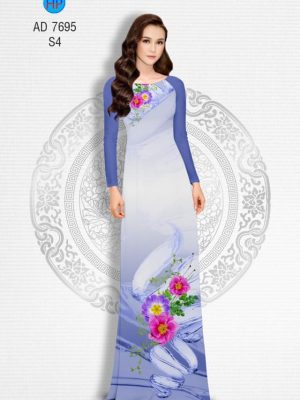 Vải áo dài Hoa in 3D mới ra AD 7695 30 1567530125 400 Vai ao dai Hoa in 3D moi ra AD 7695
