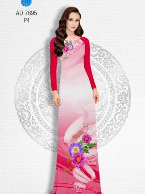 Vải áo dài Hoa in 3D mới ra AD 7695 26 1567530125 449 Vai ao dai Hoa in 3D moi ra AD 7695