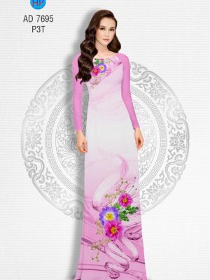 Vải áo dài Hoa in 3D mới ra AD 7695 27 1567530125 493 Vai ao dai Hoa in 3D moi ra AD 7695