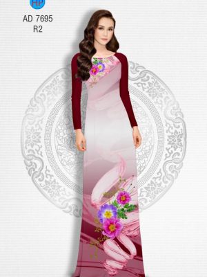 Vải áo dài Hoa in 3D mới ra AD 7695 33 1567530125 846 Vai ao dai Hoa in 3D moi ra AD 7695