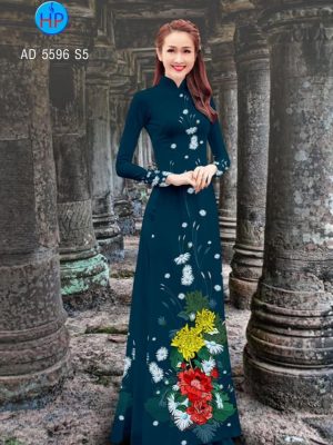 Vải áo dài Hoa in 3D kiểu mới AD 5596 35 1567530537 193 Vai ao dai Hoa in 3D kieu moi AD 5596