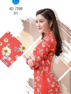 Vải áo dài Hoa Cúc và bi nhí thiết kế 2019 AD 7399 24 1567530961 230 Vai ao dai Hoa Cuc va bi nhi thiet ke