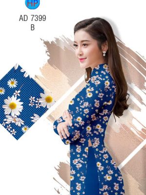 Vải áo dài Hoa Cúc và bi nhí thiết kế 2019 AD 7399 37 1567530962 156 Vai ao dai Hoa Cuc va bi nhi thiet ke