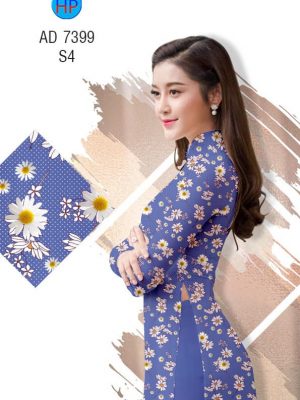 Vải áo dài Hoa Cúc và bi nhí thiết kế 2019 AD 7399 34 1567530962 70 Vai ao dai Hoa Cuc va bi nhi thiet ke
