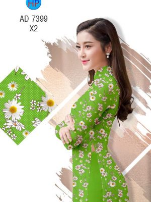 Vải áo dài Hoa Cúc và bi nhí thiết kế 2019 AD 7399 31 1567530962 730 Vai ao dai Hoa Cuc va bi nhi thiet ke