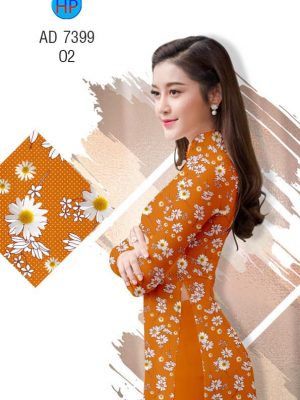 Vải áo dài Hoa Cúc và bi nhí thiết kế 2019 AD 7399 25 1567530962 895 Vai ao dai Hoa Cuc va bi nhi thiet ke