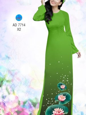 Vải áo dài Sen kiểu mới AD 7714 26 1567683195 165 Vai ao dai Sen kieu moi AD 7714