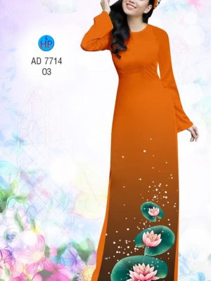 Vải áo dài Sen kiểu mới AD 7714 28 1567683195 355 Vai ao dai Sen kieu moi AD 7714