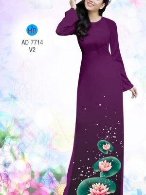 Vải áo dài Sen kiểu mới AD 7714 31 1567683195 448 Vai ao dai Sen kieu moi AD 7714