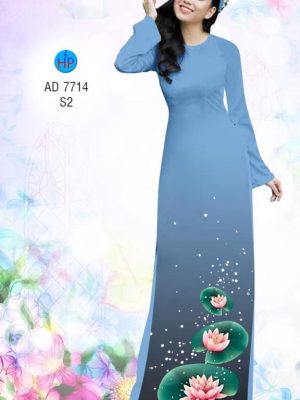 Vải áo dài Sen kiểu mới AD 7714 36 1567683195 594 Vai ao dai Sen kieu moi AD 7714