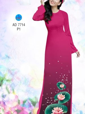 Vải áo dài Sen kiểu mới AD 7714 29 1567683195 800 Vai ao dai Sen kieu moi AD 7714