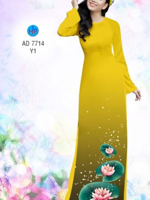 Vải áo dài Sen kiểu mới AD 7714 32 1567683195 805 Vai ao dai Sen kieu moi AD 7714