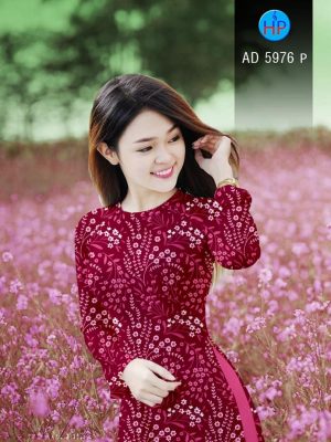 1567683474 25 Vai ao dai Hoa nhi xinh thiet ke 2019 AD