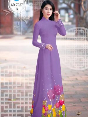 Vải áo dài Hoa Tulip mới ra AD 7087 21 1568024308 271 Vai ao dai Hoa Tulip moi ra AD 7087