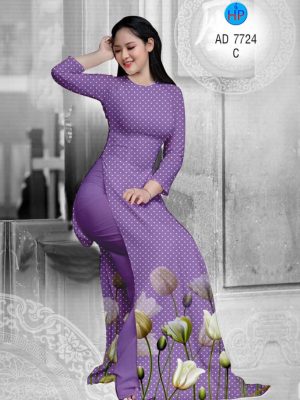 Vải áo dài Bi và hoa tulip mới ra AD 7724 24 1568024408 181 Vai ao dai Bi va hoa tulip moi ra AD