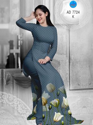 Vải áo dài Bi và hoa tulip mới ra AD 7724 21 1568024408 430 Vai ao dai Bi va hoa tulip moi ra AD