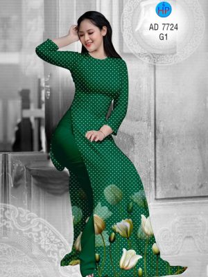 Vải áo dài Bi và hoa tulip mới ra AD 7724 22 1568024408 446 Vai ao dai Bi va hoa tulip moi ra AD