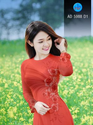 Vải áo dài Hoa hồng thiết kế 2019 AD 5988 25 1568024715 259 Vai ao dai Hoa hong thiet ke 2019 AD 5988