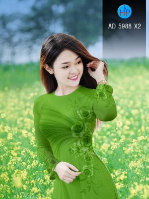 Vải áo dài Hoa hồng thiết kế 2019 AD 5988 36 1568024716 563 Vai ao dai Hoa hong thiet ke 2019 AD 5988