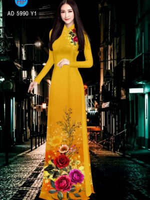 Vải áo dài Hoa hồng mới ra AD 5990 26 1568025263 3 Vai ao dai Hoa hong moi ra AD 5990