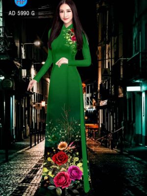 Vải áo dài Hoa hồng mới ra AD 5990 24 1568025263 66 Vai ao dai Hoa hong moi ra AD 5990